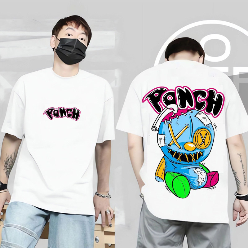 Streetwear Brand Best - Kaos Beruang Kecil Trendy Lengan Pendek