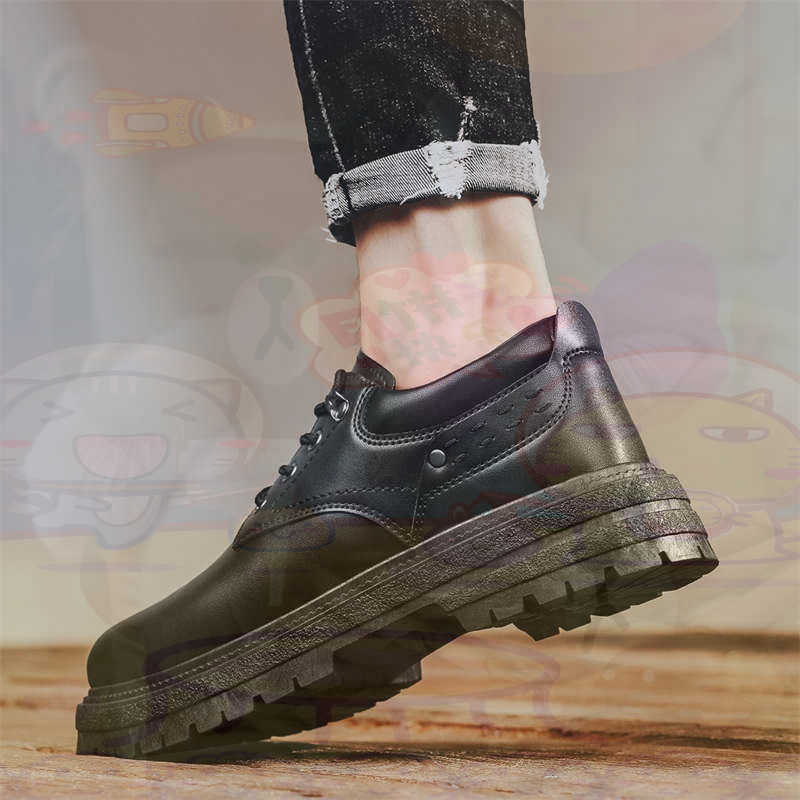 Streetwear Brand In Vietnam - Sepatu Pria Tenis Pelatih Fashion Kulit
