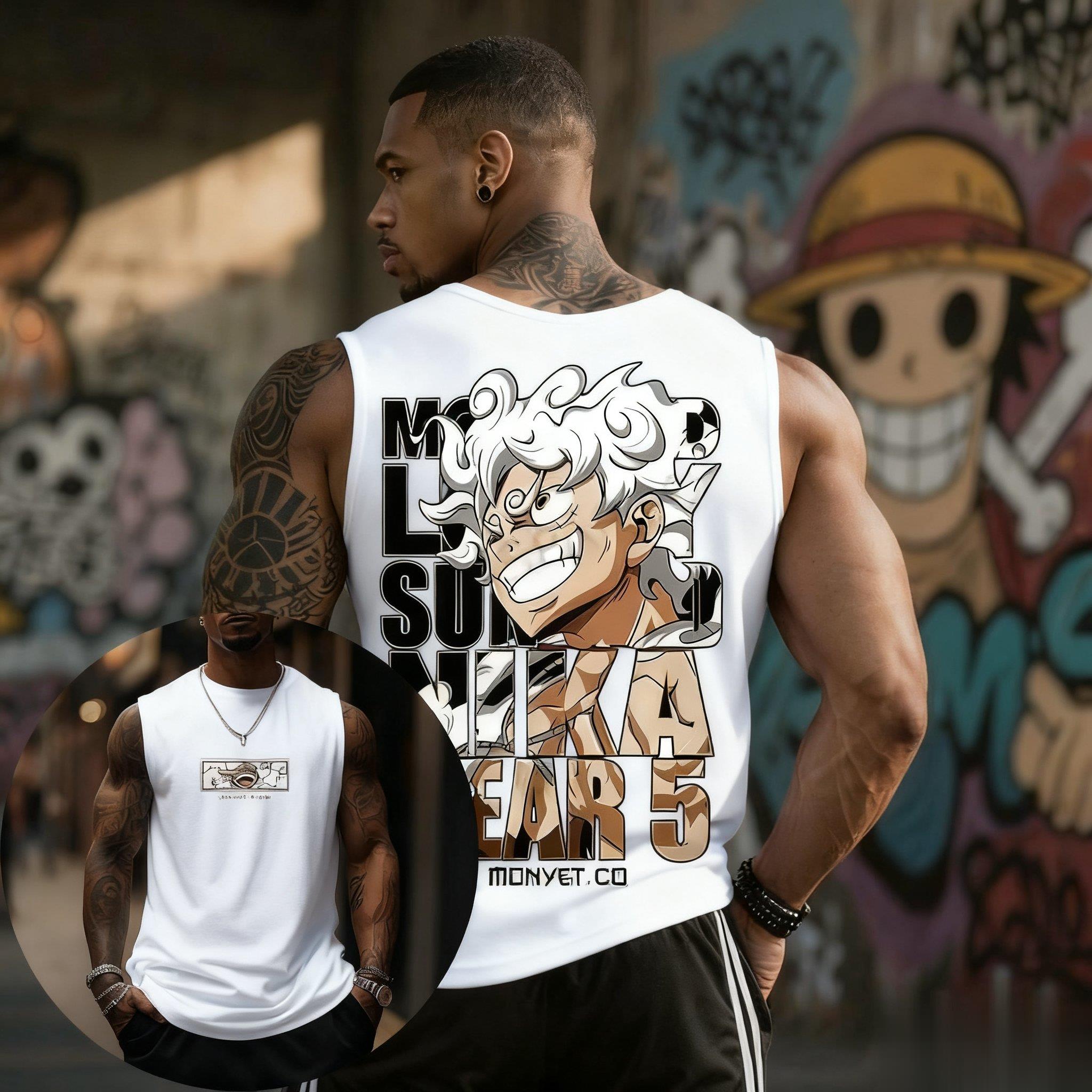 Cap Streetwear Brand - One Piece Luffy Gear 5 Tank