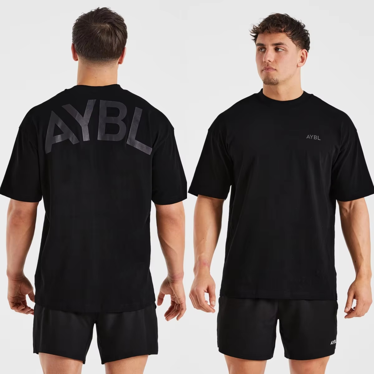 Streetwear Gym Brand - Kaos Katun Grafis Logo Klasik GYM