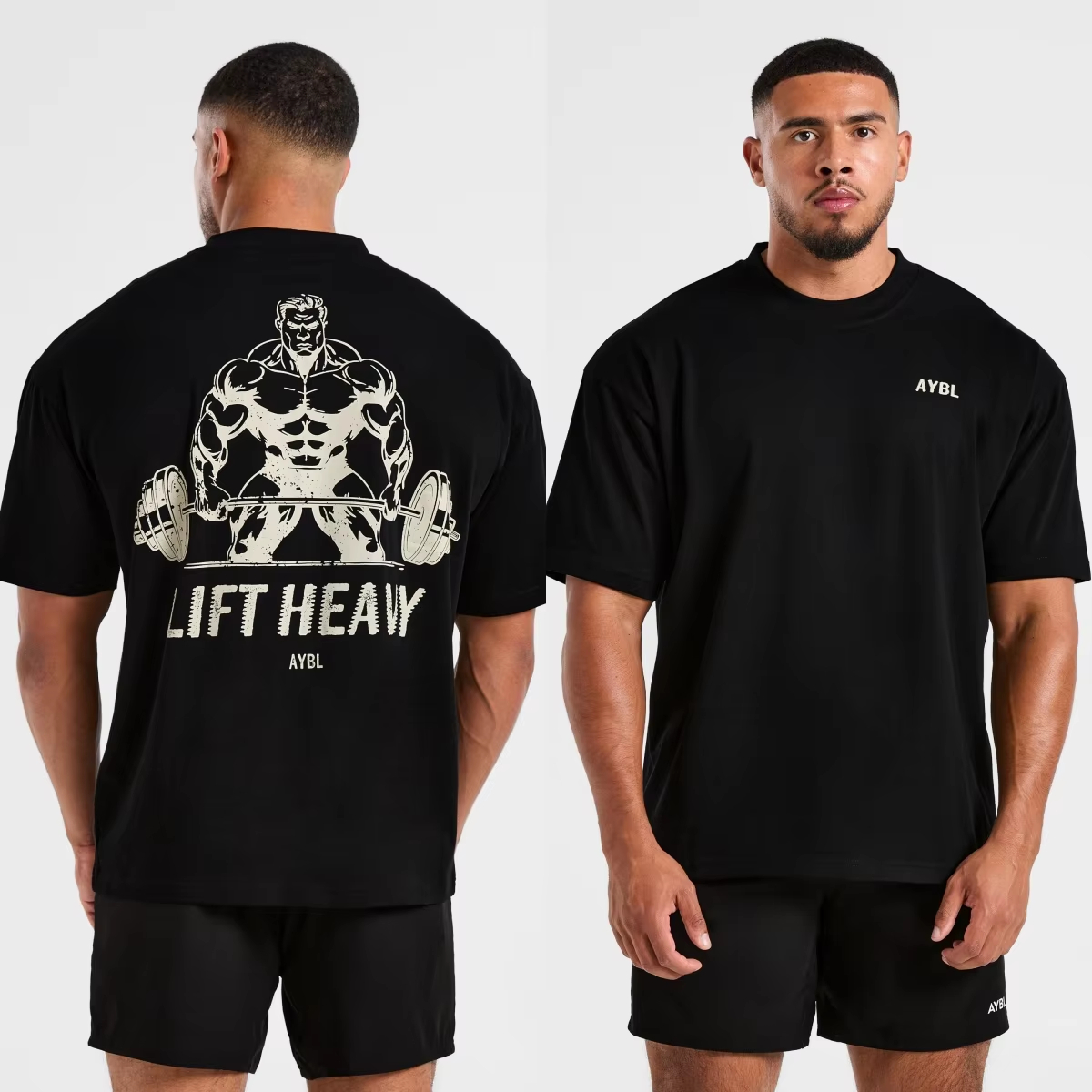 Streetwear Brand Best - Kaos Katun Grafis Logo Klasik GYM