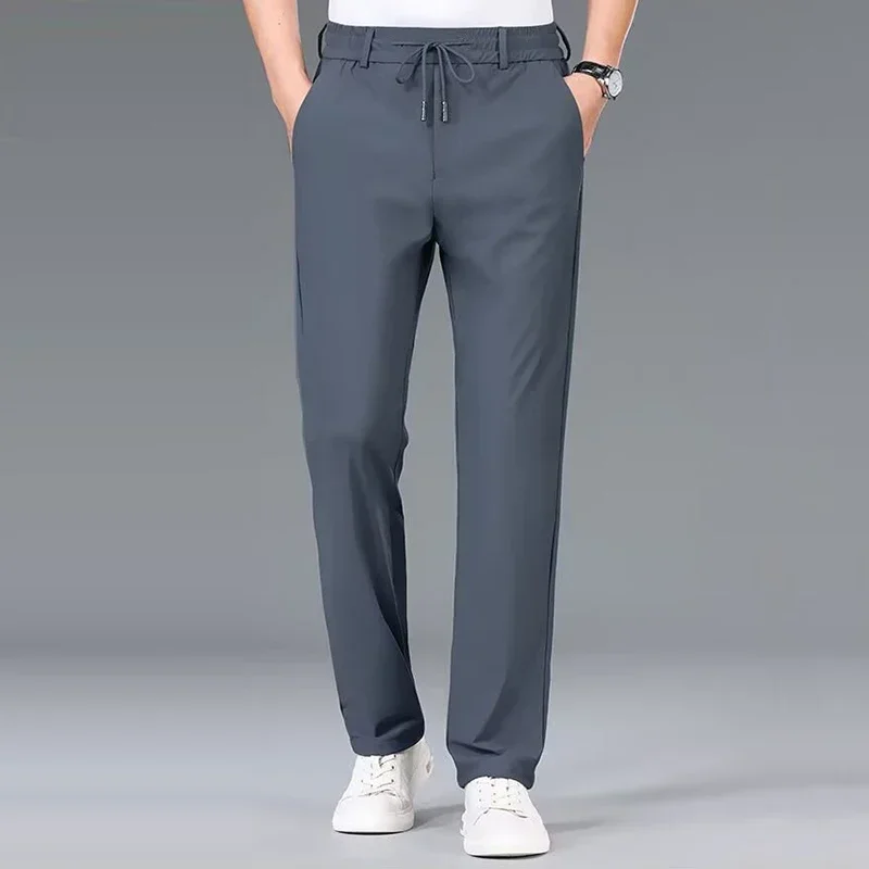 Streetwear Brand Pants - Celana Pinggang Elastis Pria Celana Panjang