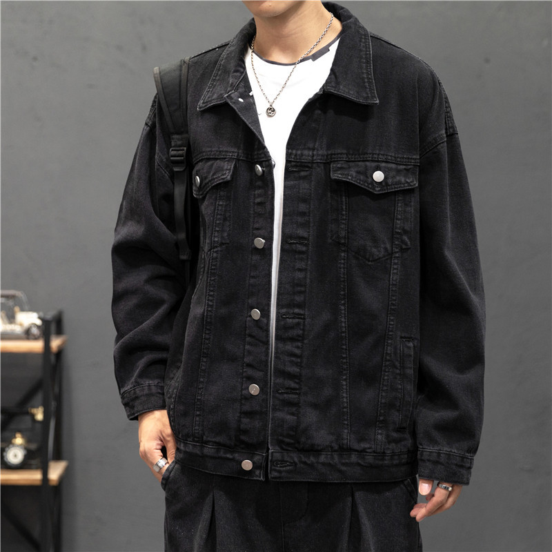 Jaket Denim Baru Mantel Jeans  - Streetwear Brand Pants ulasan dan harga