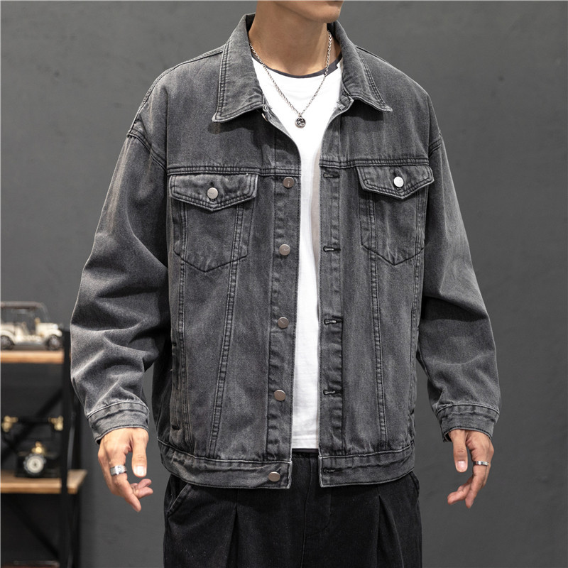 Jaket Denim Baru Mantel Jeans  - Streetwear Brand Pants ulasan dan harga