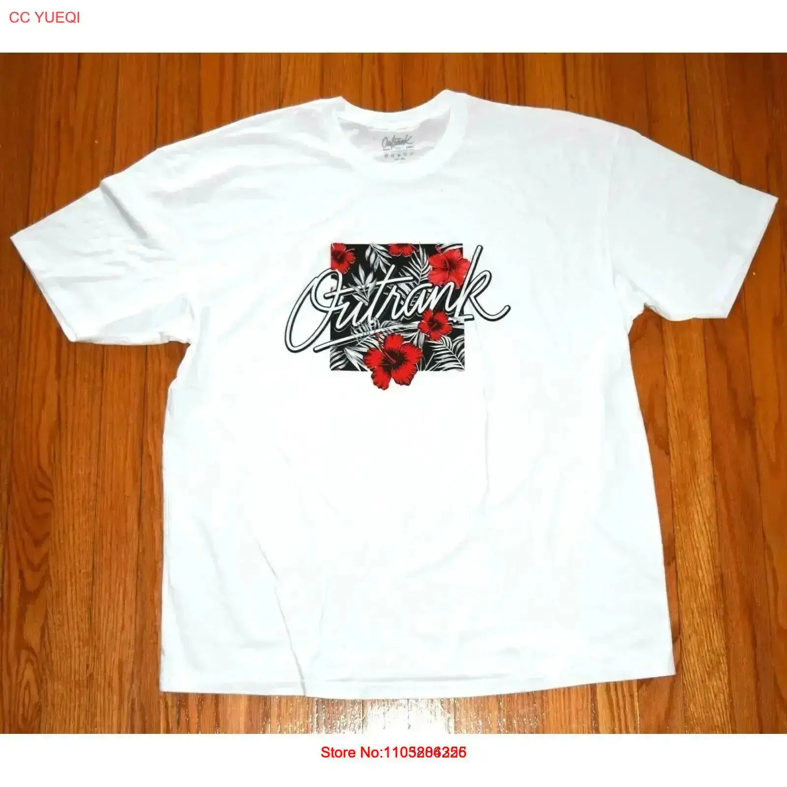 Kaos Pria OutRank Brand Miami  - Streetwear Brand With Flowers ulasan dan harga