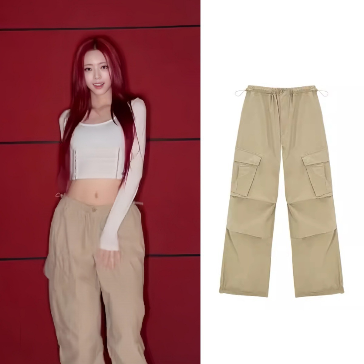 Celana Kerja Kasual Longgar Mo - Streetwear Brand Korea ulasan dan harga