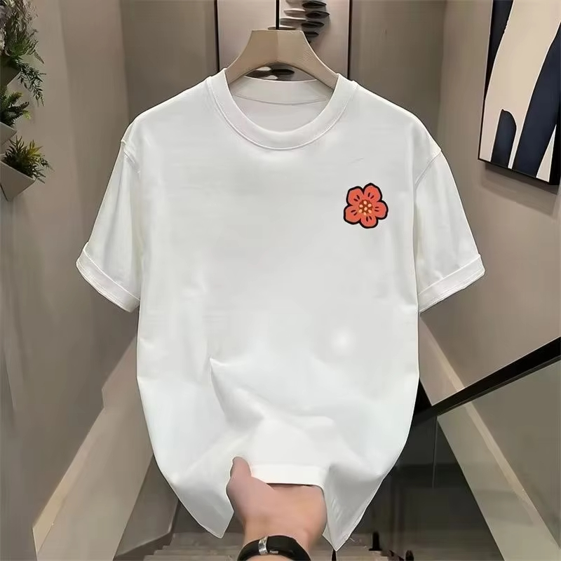 Kaos Katun Pria Motif Bunga Ka - Streetwear Brand With Flowers ulasan dan harga