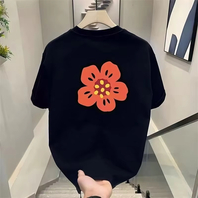 Kaos Katun Pria Motif Bunga Ka - Streetwear Brand With Flowers ulasan dan harga