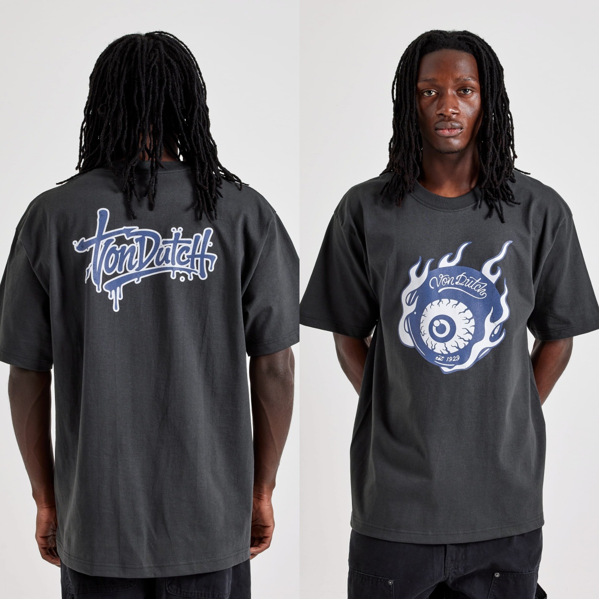 Kaos Grafis Merek Trendy Flyin - Streetwear Brand With Eye ulasan dan harga