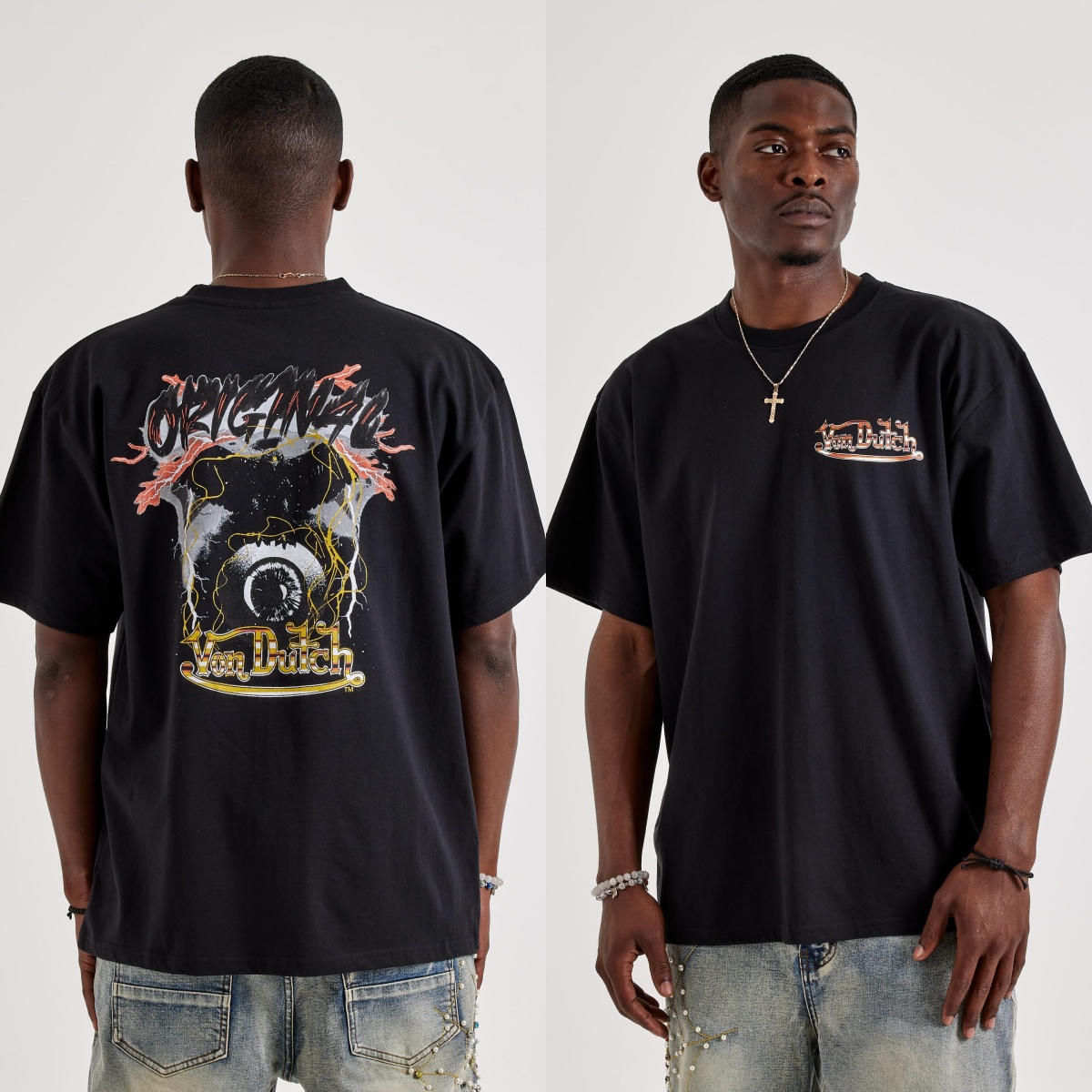 Kaos Grafis Merek Trendy Flyin - Streetwear Brand With Eye ulasan dan harga