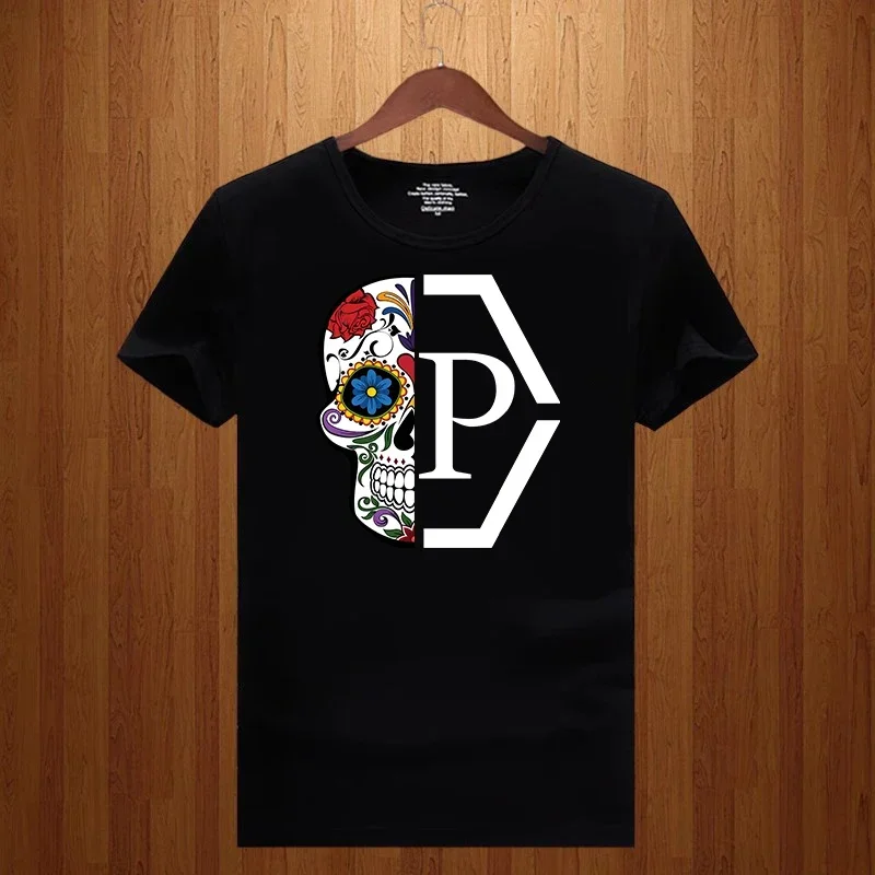 Kaos T-Shirt Lengan Pendek Lon - Streetwear Brand With Flowers ulasan dan harga