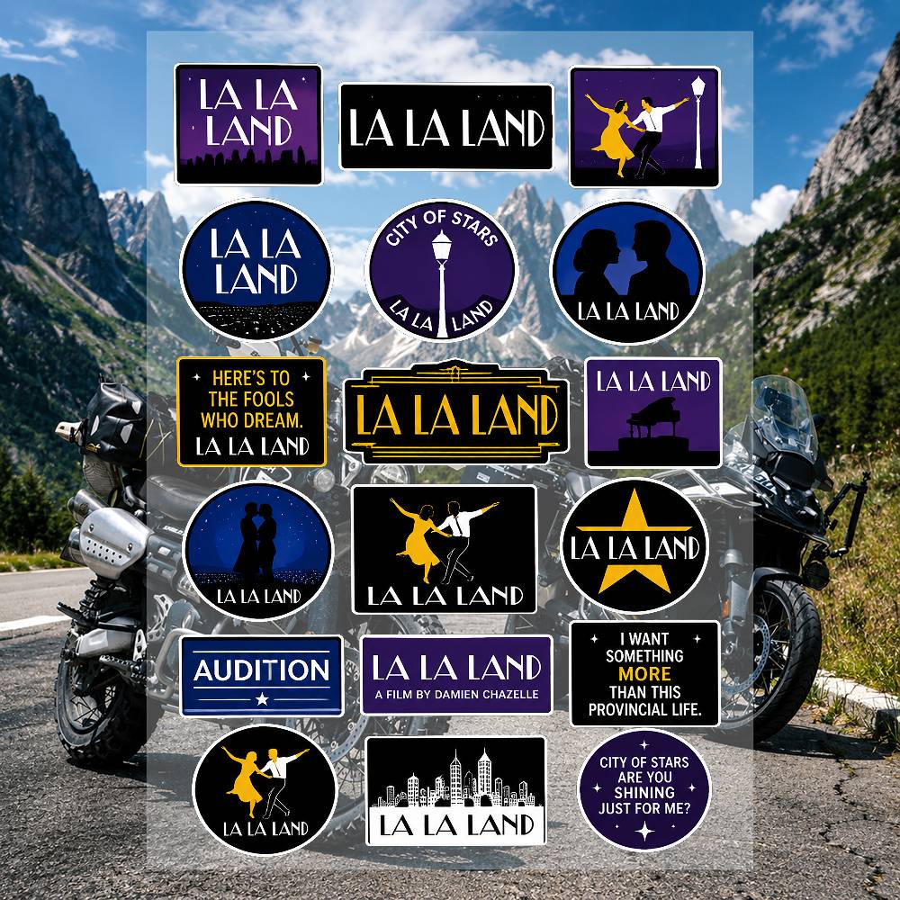 Stiker Merek A-La La Ld-and St - Streetwear Brand La ulasan dan harga