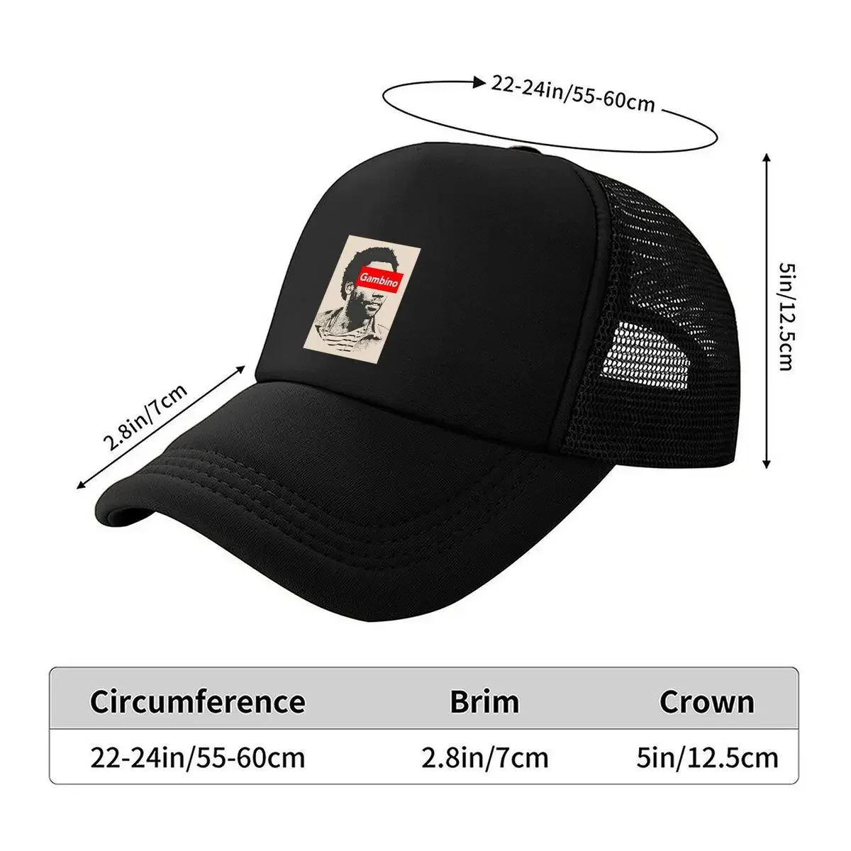 2026 “Gambino Portrait” - Desa - Cap Streetwear Brand ulasan dan harga