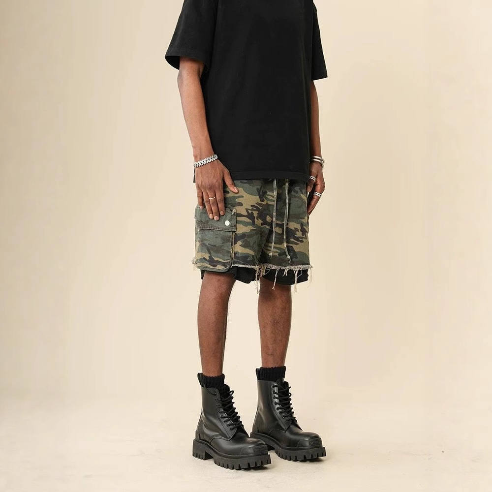 Celana Pendek Kamuflase Vintag - Streetwear Brand Pants ulasan dan harga