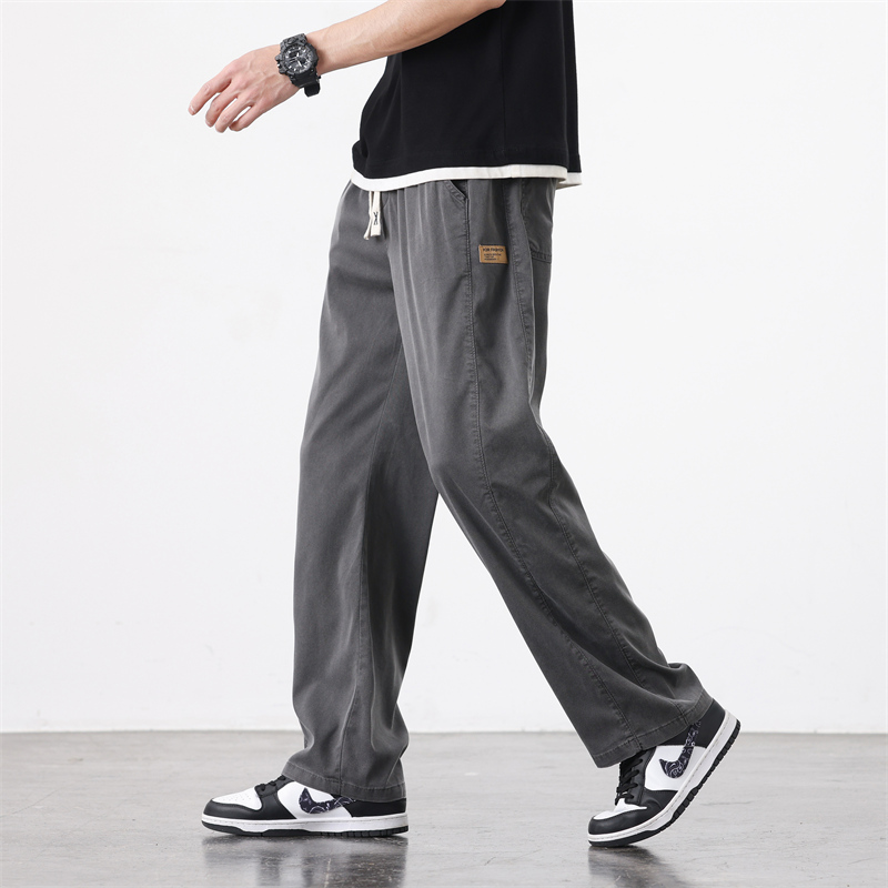 OUSSYU celana panjang kasual p - Streetwear Brand Korea ulasan dan harga