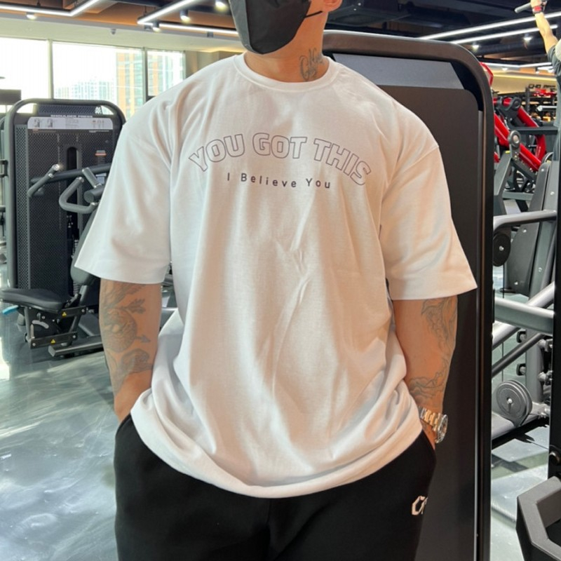 Kaus kasual kebugaran binaraga - Streetwear Brand Korea ulasan dan harga