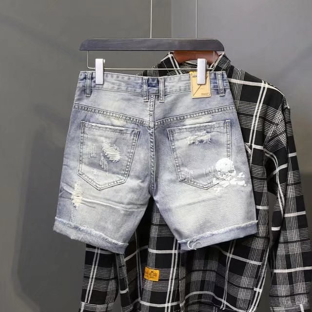 Celana jins pendek sobek untuk - Streetwear Brand Pants ulasan dan harga