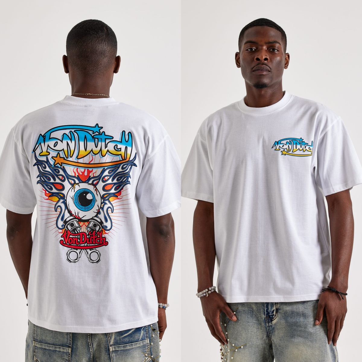 Kaos Merek Rose Eyes Von Motor - Streetwear Brand With Eye ulasan dan harga